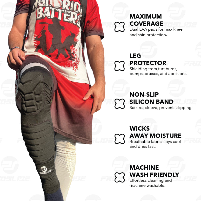 Proslide Baseball How ProSlide Compression Leg Sleeves Protect Athletes and Help Prevent ...