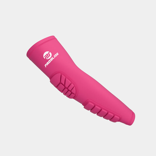 2 Pack - ProSlide Padded Compression Arm Sleeves - Pink