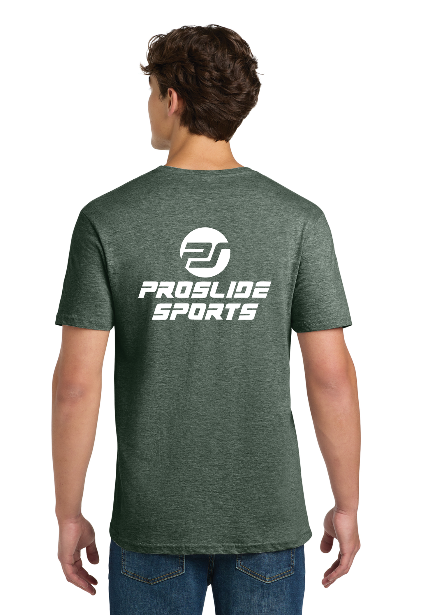 ProSlide ソフトスタイル Tシャツ - ヘザーミリタリーグリーン