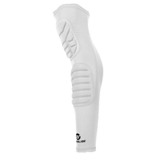 EXTRA Padded Compression Shin and Knee Sleeve - White
