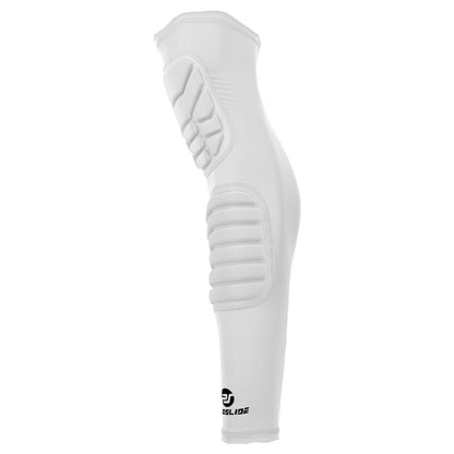 EXTRA Padded Compression Shin and Knee Sleeve - White