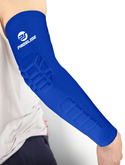 Proslide Baseball 2 Pack - ProSlide Padded Compression Arm Sleeves - Blue – ProSlide Sports