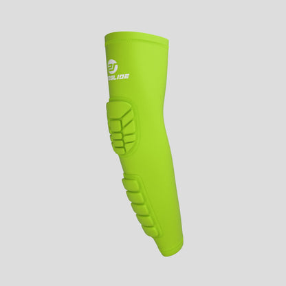 ProSlide Padded Compression Arm Sleeve - Neon Green