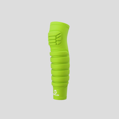 ProSlide EXTRA Padded Compression Shin and Knee Sleeve - Neon Green