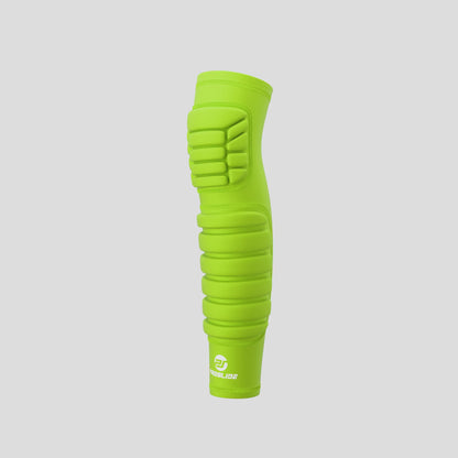 ProSlide EXTRA Padded Compression Shin and Knee Sleeve - Neon Green